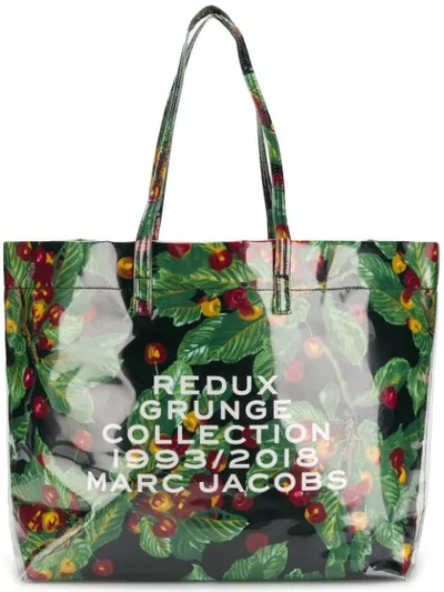 Marc Jacobs Redux Grunge Fruit Tote In Green