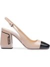 Prada Sling Back Pumps - Neutrals