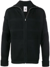 S.n.s Herning Fisherman Full Zip Cardigan In Black