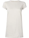 Rick Owens Basic T-shirt In Neutrals