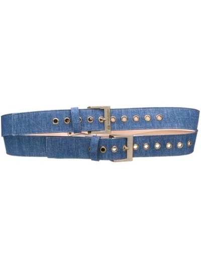 Diesel Red Tag Shayne Oliver Edition Double Belt In Blue