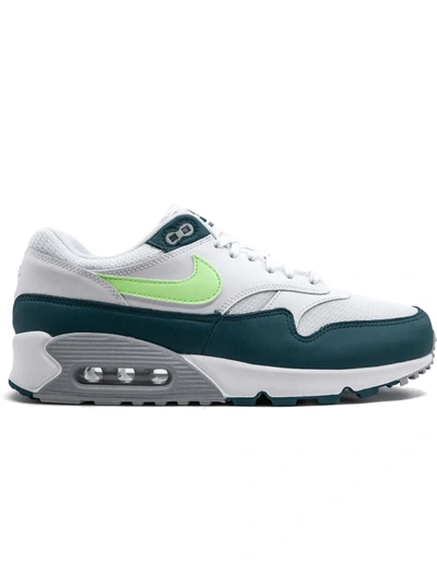 Nike Air Max 90/1 "lime Blast" Sneakers In White