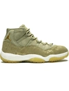 Jordan Air  11 Retro Shoe In Olive