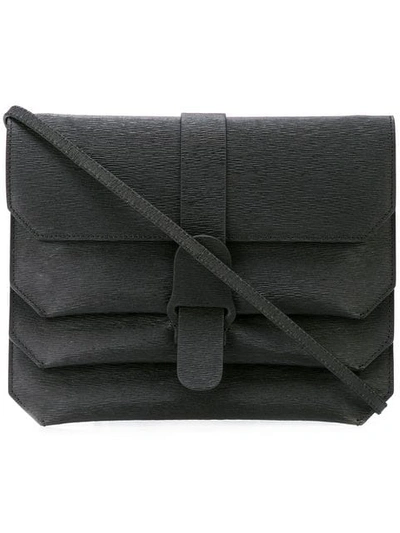 Senreve Foldover-top Crossbody Bag In Black