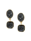 Goossens Two Cabochons Earrings In Gold