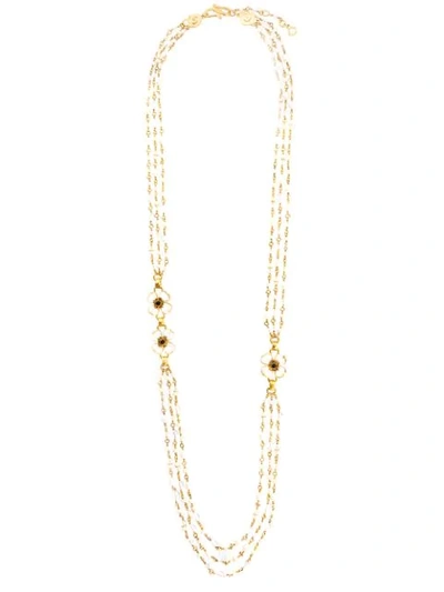 Goossens Trèfle Sautoir Necklace In Gold