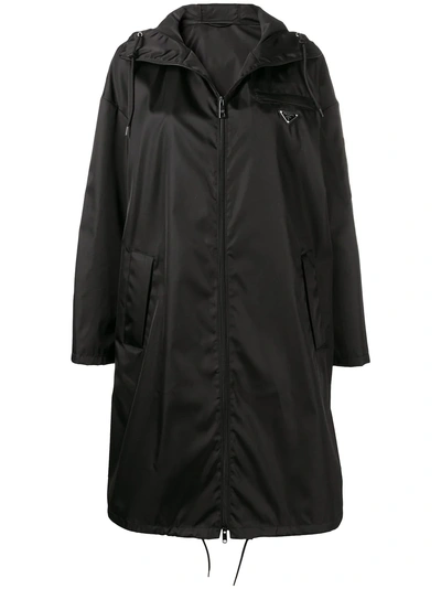Prada Shell Raincoat - Black
