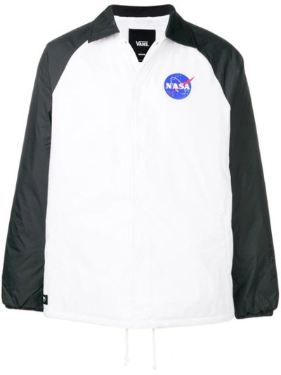 Vans Nasa Jacket In White | ModeSens