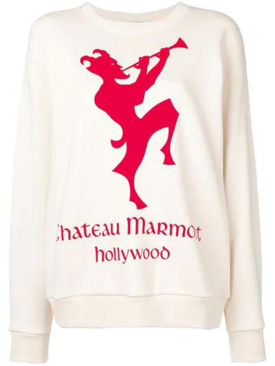 Gucci Sweatshirt With Chateau Marmont Print In 9392
