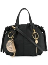 See By Chloé Mini Flo Tote In Black
