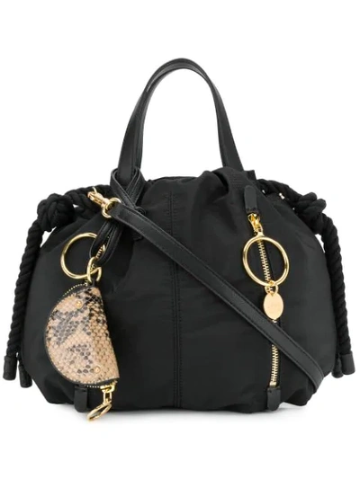 See By Chloé Mini Flo Tote In Black