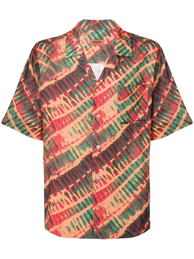 Missoni Tie-dye Short Sleeve Shirt - Orange In Orange