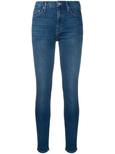 Mother Classic Skinny Jeans In Blue