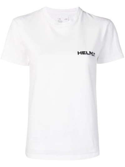 Helmut Lang Little Tee Printed Cotton-jersey T-shirt In White