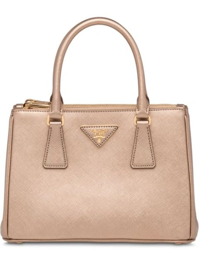 Prada Galleria Saffiano Bag - Gold