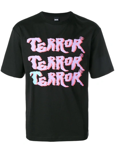 Ktz Terror Error Printed T-shirt In Black