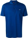 Paul & Shark Embroidered Logo Polo Shirt In Blue
