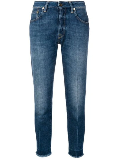 Golden Goose Jolly Cropped Jeans In Blue