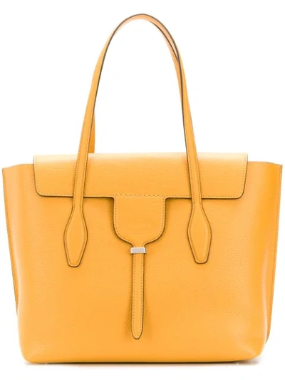 Tod's Joy Medium Tote Bag In Yellow