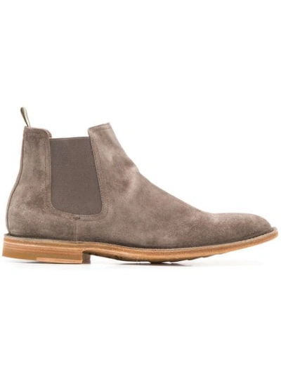 Officine Creative Steple Boots In Grey