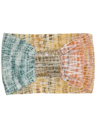 Missoni Ruched Hairband In Multicolour