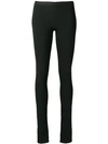 Rick Owens Stretch Leggings In Black