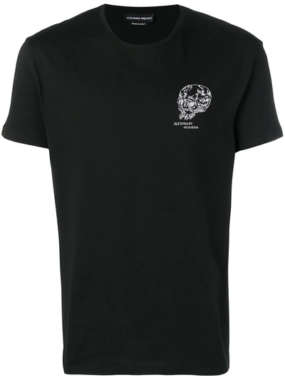 Alexander Mcqueen Skull Print T-shirt - Black