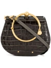 Chloé Small Nile Bracelet Bag In Brown