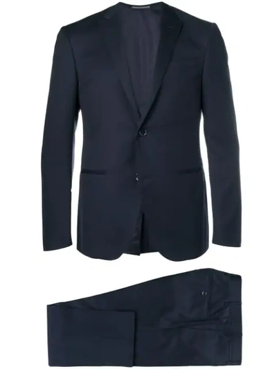 Corneliani Classic Vest Suit In Blue