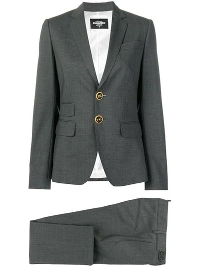 Dsquared2 London Skinny Suit In Grey