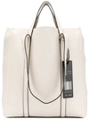 Marc Jacobs Oversized Tag Tote Bag In White