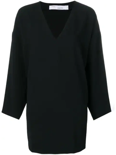 Iro Supple Shift Dress In Black