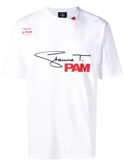 Perks And Mini Pam  Logo Print T-shirt - White