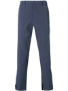 Prada Plain Tailored Trousers In Blue