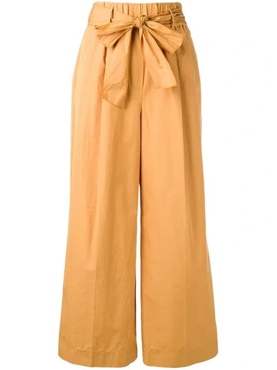 Forte Forte Belted Baggy Trousers - Brown