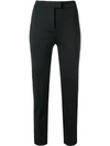 Pinko Slim Cigarette Trousers In Black