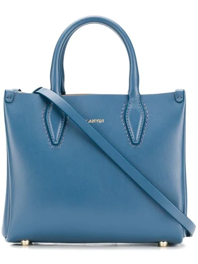 Lanvin Journee Tote Bag In Blue