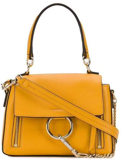 Chloé Mini Faye Bag In Yellow
