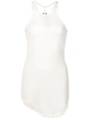 Rick Owens Ribbed Tank Top In White