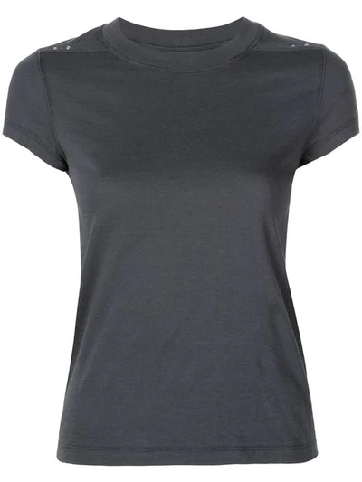 Rick Owens Micro Shoulder Studs T In Grey