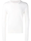 Maison Margiela Pullover Mit Ellenbogen-patches In White
