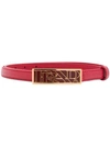 Prada Saffiano Leather Belt - Red