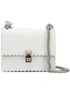 Fendi Small Kan I Shoulder Bag In F0w6q Bianco