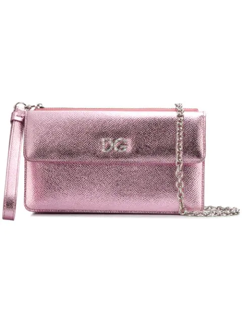 Dolce & Gabbana Dg Millennials Clutch In Pink | ModeSens