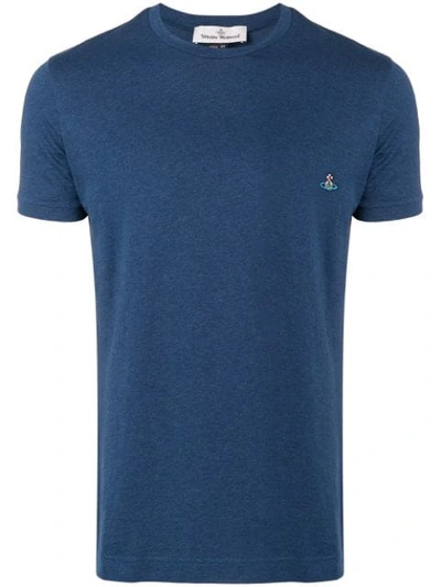 Vivienne Westwood Logo T-shirt In Blue