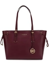 Michael Michael Kors Voyager Tote In Red