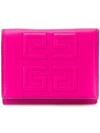 Givenchy Folded Logo Wallet In Pink