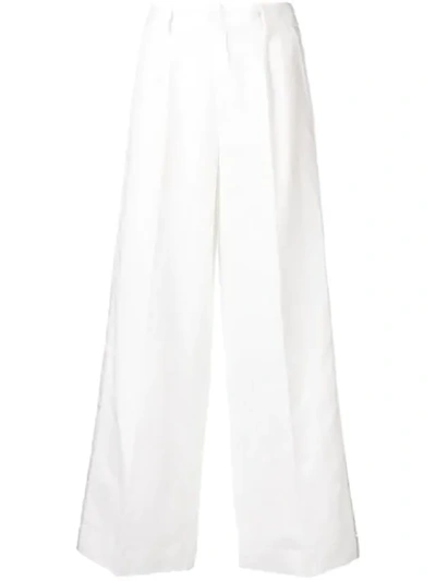 Forte Forte Classic Flared Trousers - Neutrals