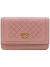 Bottega Veneta Kleines Portemonnaie In Pink