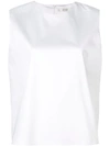 The Row Boxy Sleeveless T-shirt In White